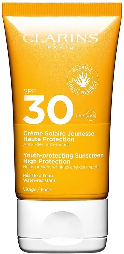 CLARINS Crème Solaire Jeunesse SPF30 Idratante Solare Viso 50 ml