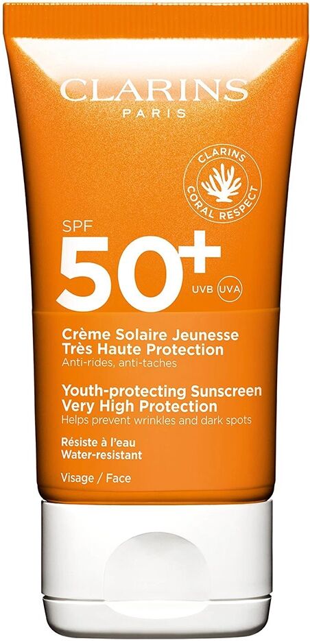 CLARINS Crème Solaire Jeunesse SPF50+ Idratante Solare Viso 50 ml