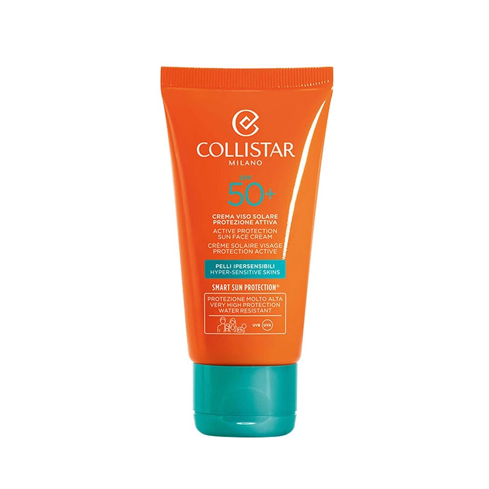 COLLISTAR Crema Viso Solare Protezione Antirughe Pelli Ipersensibili 50ml SPF50+