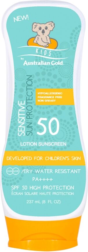 AUSTRALIAN GOLD Sensitive Sun Protection KIDS Lotion SPF50 237 ml