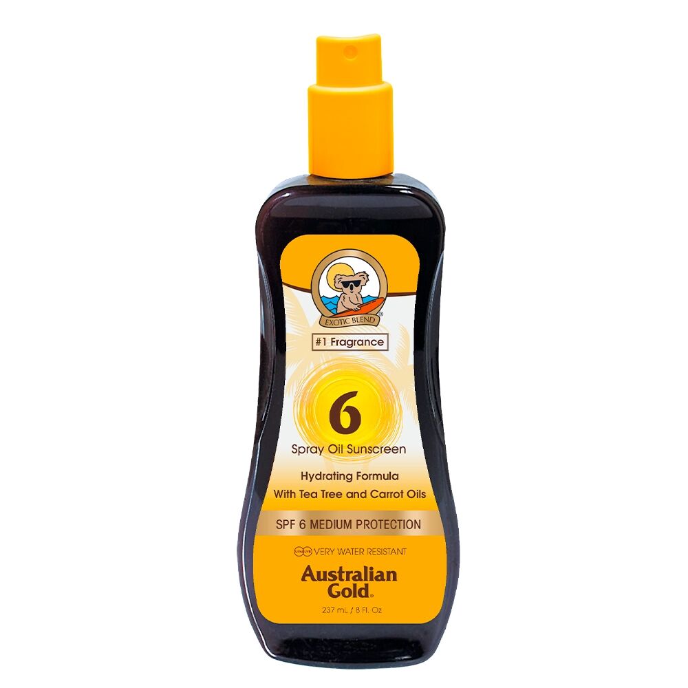 AUSTRALIAN GOLD Spray Oil Sunscreen SPF06 Olio Solare con Carotene 237 ml