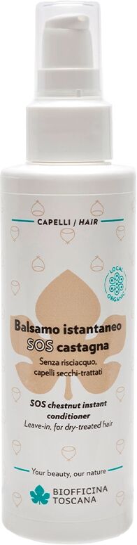 BIOFFICINA TOSCANA Balsamo Istantaneo SOS Castagna Capelli Secchi 150 ml