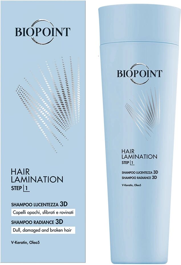 BIOPOINT Hair Lamination Shampoo Illuminante Rivitalizzante Nutriente 200 ml