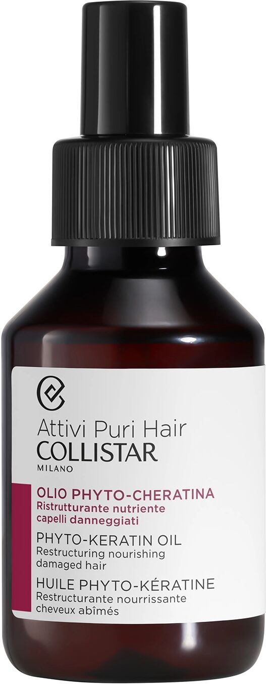 COLLISTAR Attivi Puri Hair Olio Phyto-Cheratina Ristrutturante Nutriente 100 ml