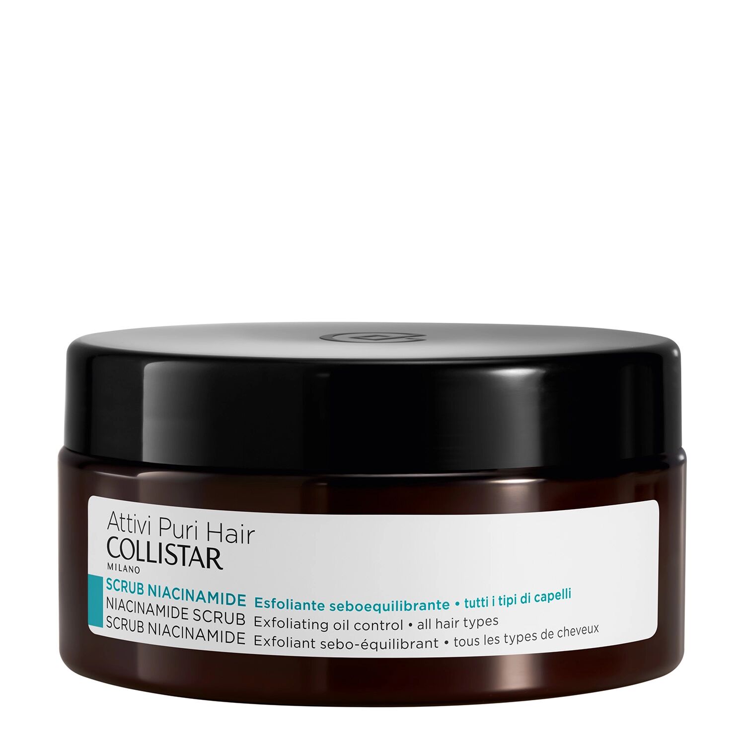 COLLISTAR Attivi Puri Hair Scrub Niacinamide Seboequilibrante Esfoliante 250 ml