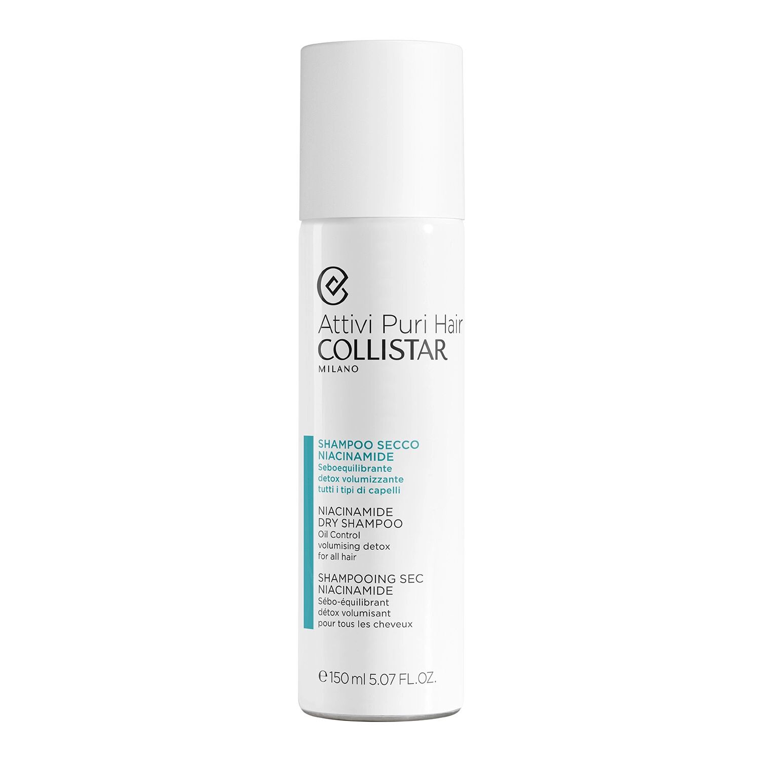 COLLISTAR Attivi Puri Hair Shampoo Secco Niacinamide Seboequilibrante 150 ml