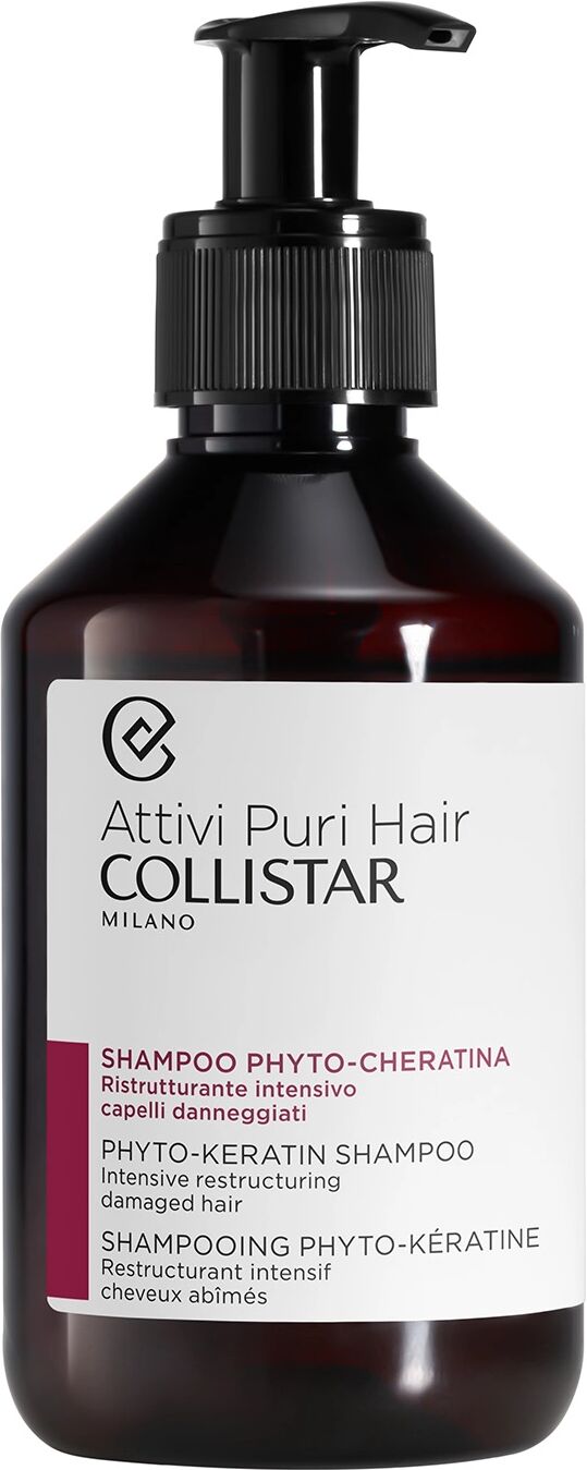 COLLISTAR Attivi Puri Hair Shampoo Phyto-Cheratina Ristrutturante Intensivo 250 ml