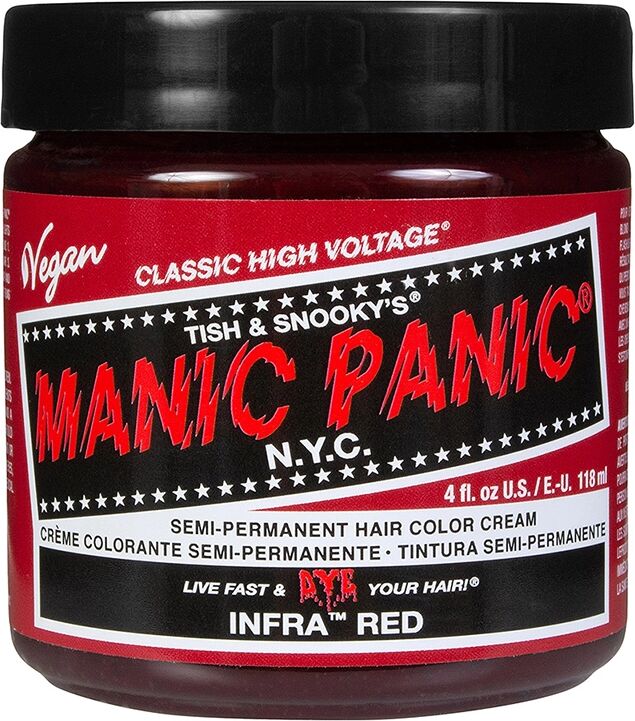 MANIC PANIC Classic High Voltage Semi-Permanent Hair Dye Infra Red Tintura