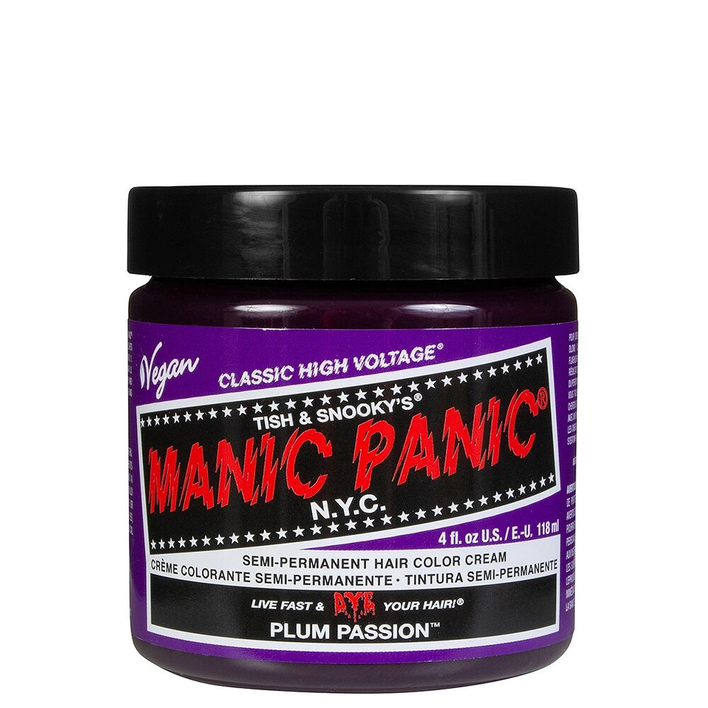MANIC PANIC Classic High Voltage Semi-Permanent Hair Dye Plum Passion Tintura