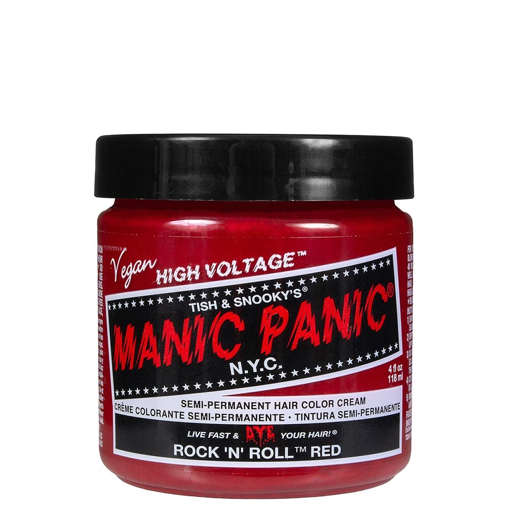 MANIC PANIC Classic High Voltage Semi-Permanent Hair Dye Rock N Roll Red Tintura