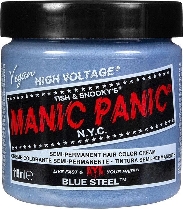 MANIC PANIC Classic High Voltage Semi-Permanent Hair Dye Blue Steel Tintura