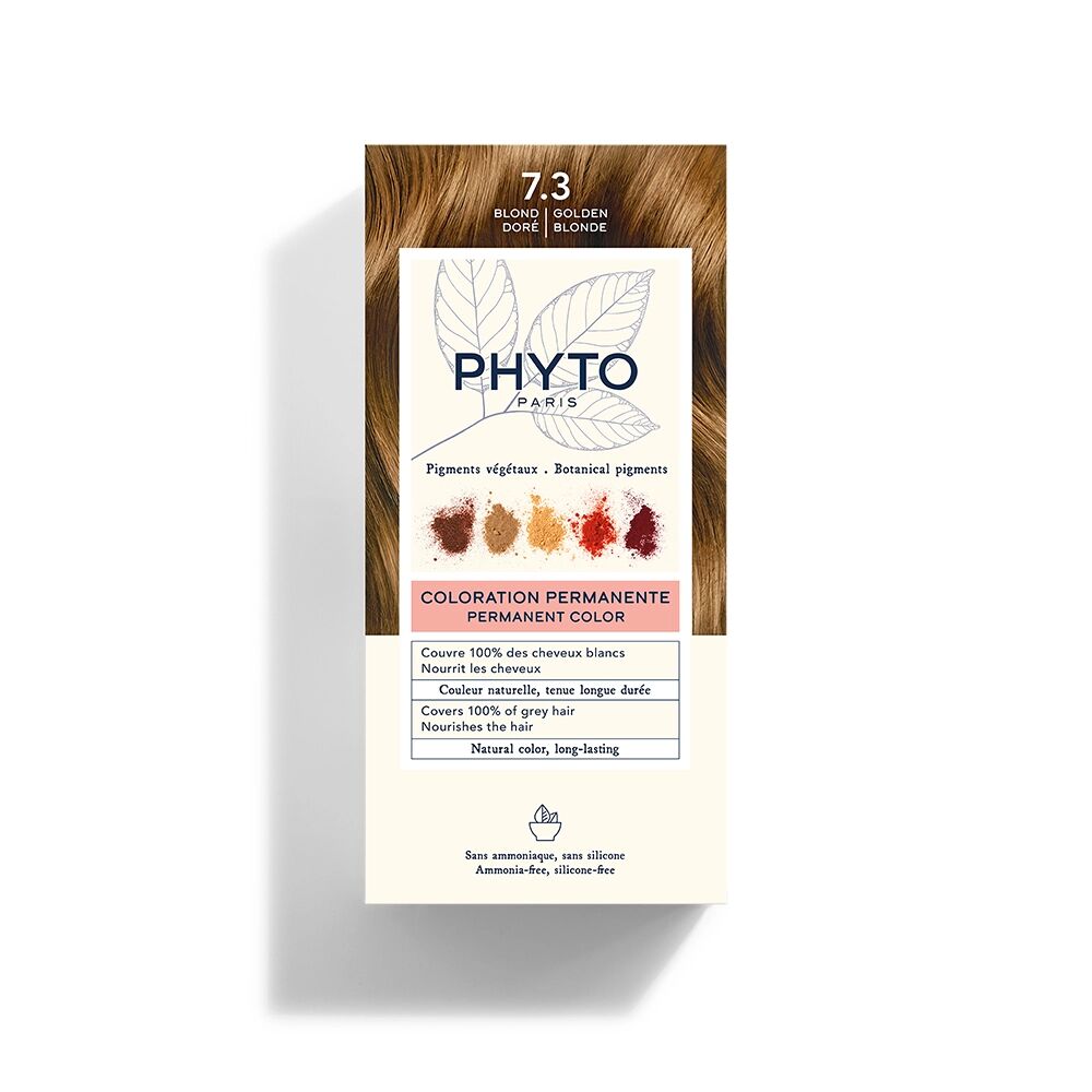 PHYTO Colorazione Permanente 7.3 Blond Doré Tinta Naturale 7.3