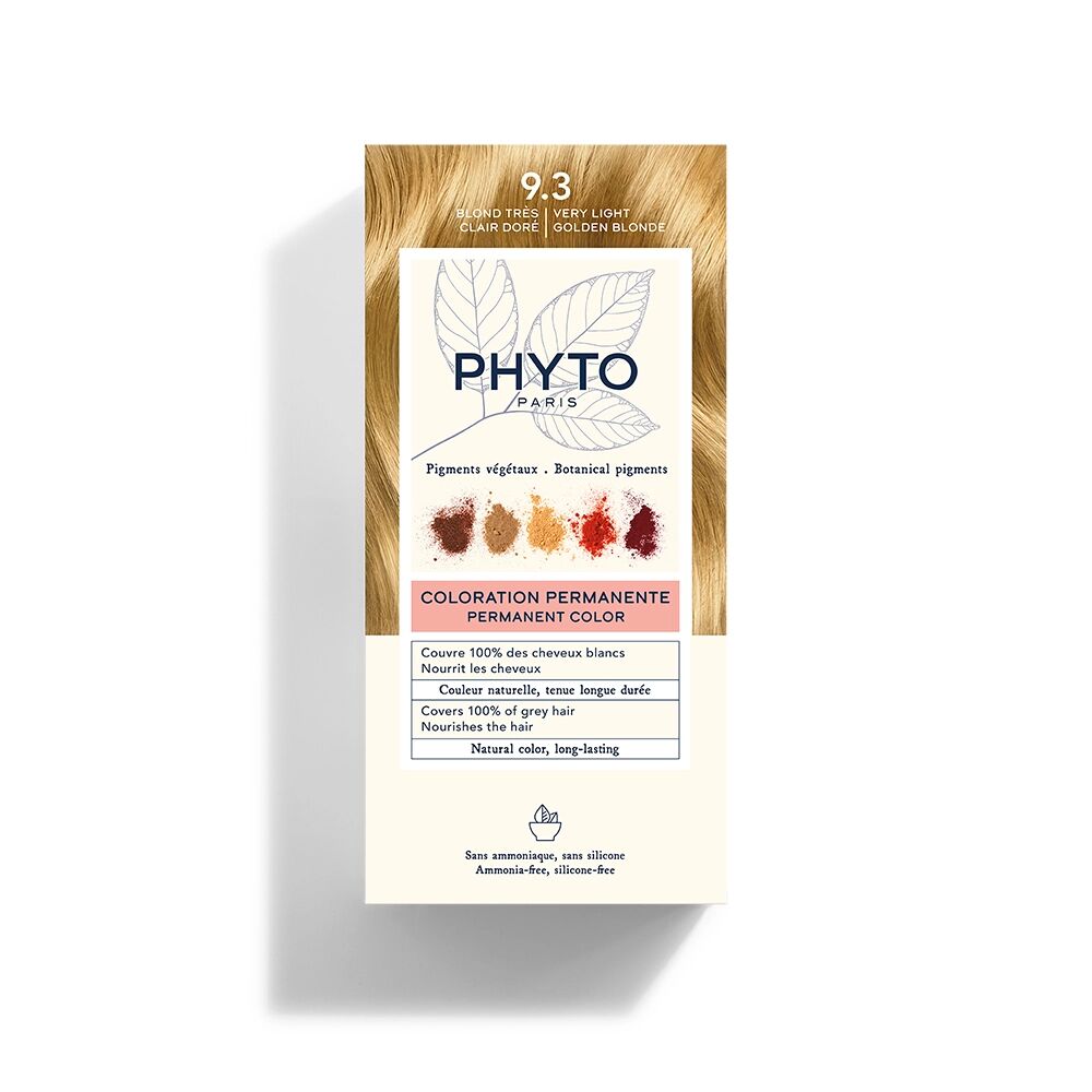 PHYTO Colorazione Permanente 9.3 Blond Très Clair Doré Tinta Naturale 9.3