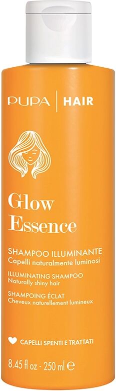 PUPA Hair Glow Essence Shampoo Illuminante Delicato con Olio di Cocco, Monoi e Primula 250 ml