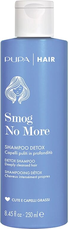 PUPA Hair Smog No More Shampoo Detox Purificante, Elimina Sebo e Smog 250 ml