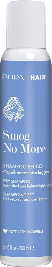 PUPA Hair Smog No More Shampoo Secco Rivitalizzante Capelli Leggeri e Puliti 200 ml