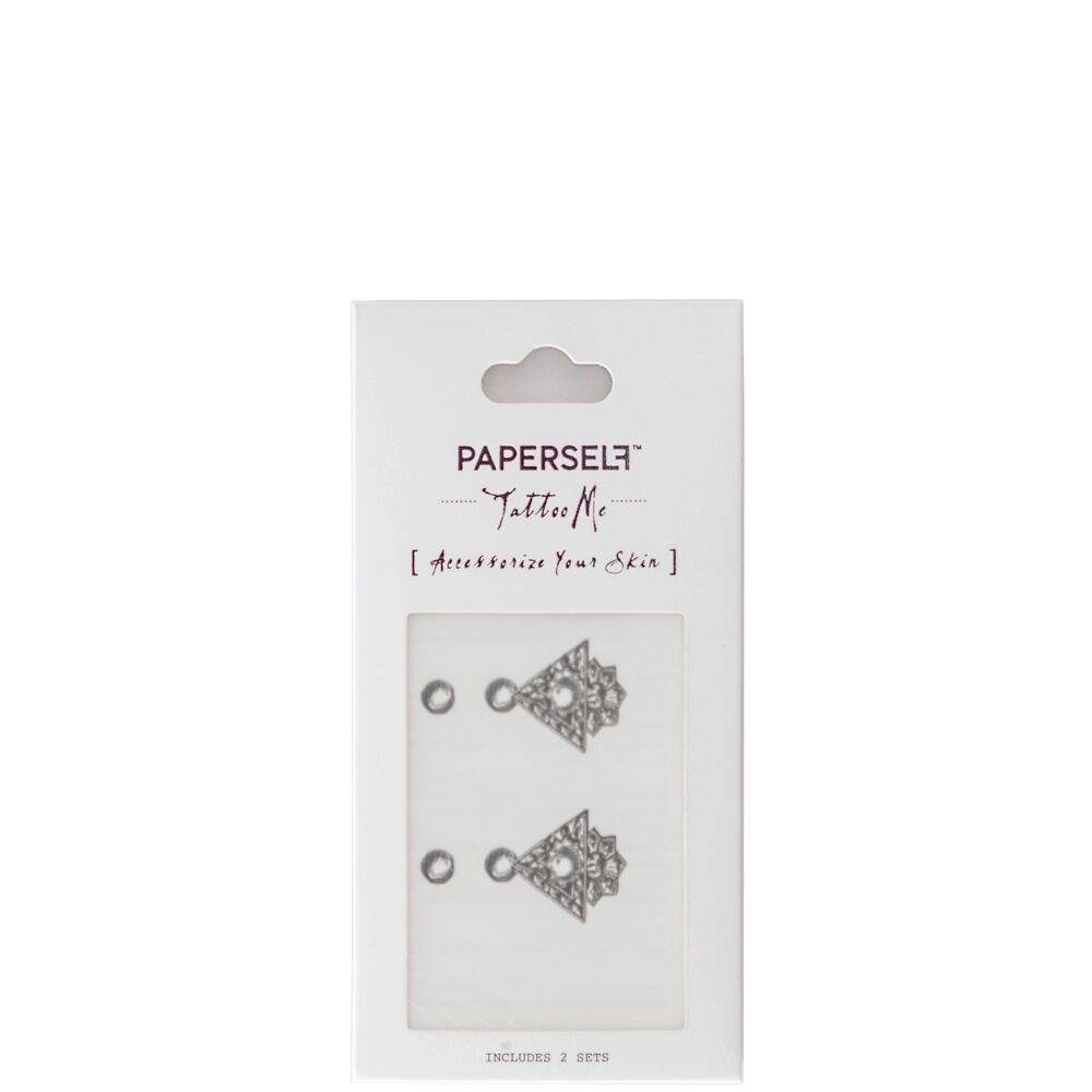 PAPERSELF Temporary Tattoos Swing of the 20's Trinkets 2 pz (5.08 cm x 7.62 cm)