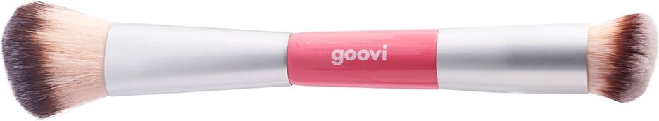 GOOVI Pennello Duo Viso Lato Largo Blush Lato Corto Illuminante 1 pz