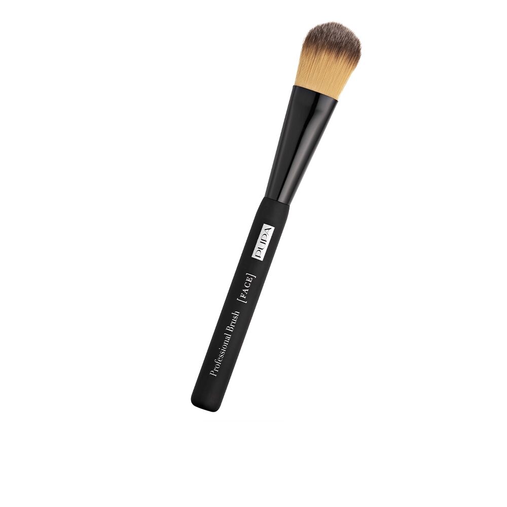 PUPA Professional Brushes Pennello Fondotinta Forma Piatta Setole Flessibili Stesura senza Striature. 1 pz