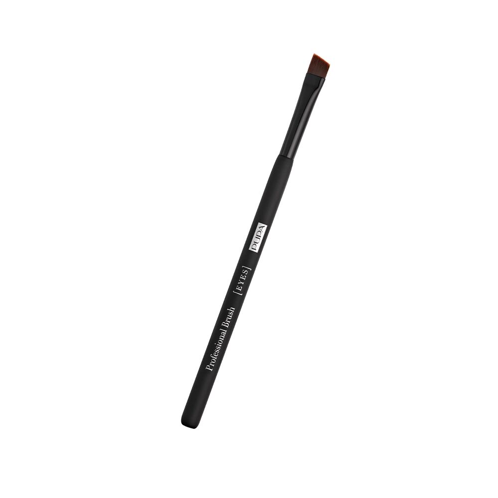 PUPA Professional Brushes Pennello Eyeliner e Sopracciglia Sottile con Setole Rigide Massima Definizione 1 pz