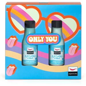 AQUOLINA Only You Zucchero a Velo Bagno Doccia 125 ml + Latte Corpo 125 ml