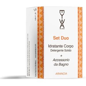 EYWA Detergente Solido Set Duo Idratante Corpo Arancia Delicato 100 gr