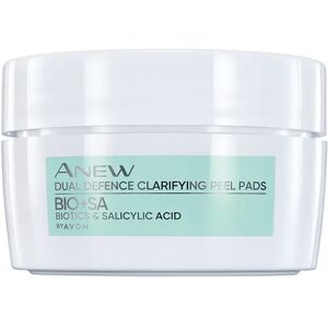 AVON Anew Dual Defence Clarifying Peel Pads BIO+SA Esfoliante 30 pz