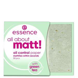 ESSENCE All About Matt! Oil Control Paper Green Tea Cartine Sebo-Assorbenti