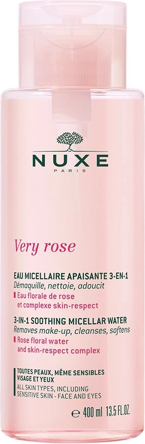 NUXE Very Rose Eau Micellaire Apaisante 3-en-1 Struccante Detergente 400 ml