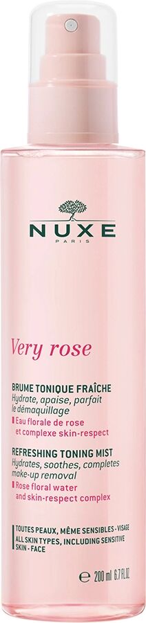 NUXE Very Rose Brume Tonique Fraiche Idratante Lenitivo 200 ml