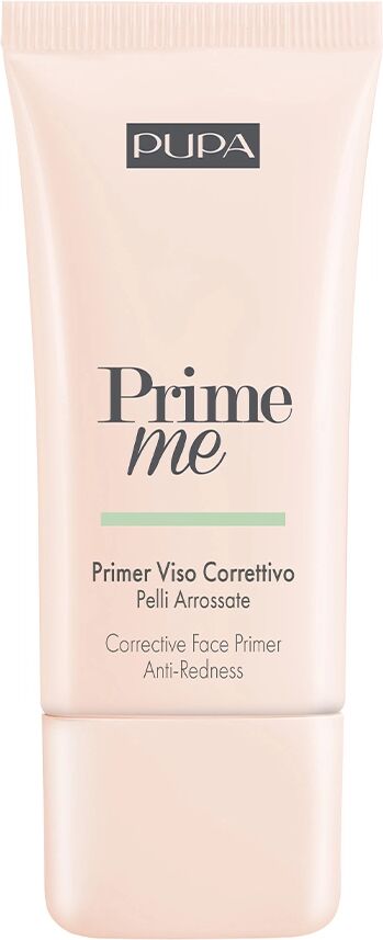 PUPA Prime Me Primer Viso Correttivo 003 Green Base Pre-Trucco Pelli Arrossate e Couperose 30 ml