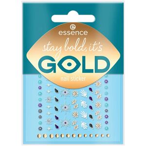 ESSENCE Stay Bold, It'S Gold Nail Art Flower Adesivi Unghie Lunga durata 88 pz