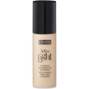 PUPA Active Light Fondotinta 011 Light Beige Fondotinta Attivatore di Luce Pelle Perfetta 30 ml