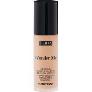 PUPA Wonder Me Fondotinta Fluido 030 Medium Beige Leggero e ImpercettibileUniforma Istantaneamente 30 ml