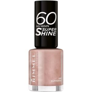 RIMMEL 60 Secondi 510 Euphoria (Malva Chiaro (Finish Metalizzato) Smalto