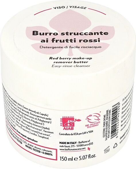 BIOFFICINA TOSCANA Burro Struccante Ai Frutti Rossi 150 ml