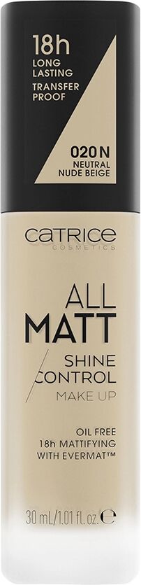 CATRICE All Matt Shine Control 020 N Neutral Nude Beige