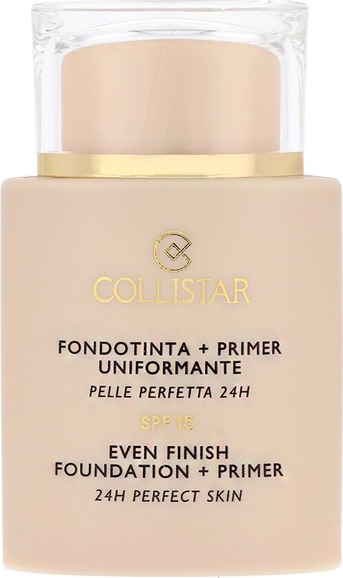 COLLISTAR Fondotinta + Primer Uniformante SPF15 2 Cameo Fondotinta Fluido 35 ml