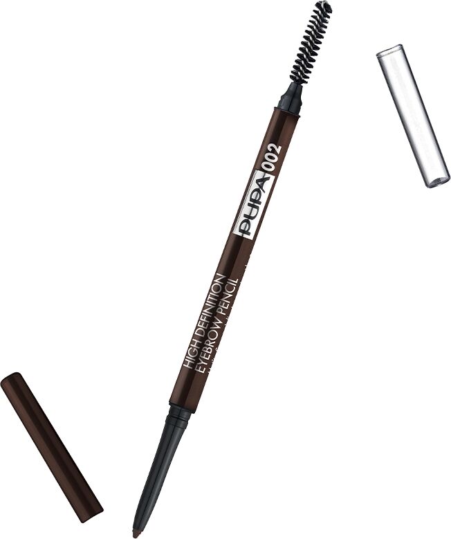 PUPA High Definition Eyebrow Pencil 002-Brown Automatica con Pettinino Applicazione Super Definita 0,09 gr