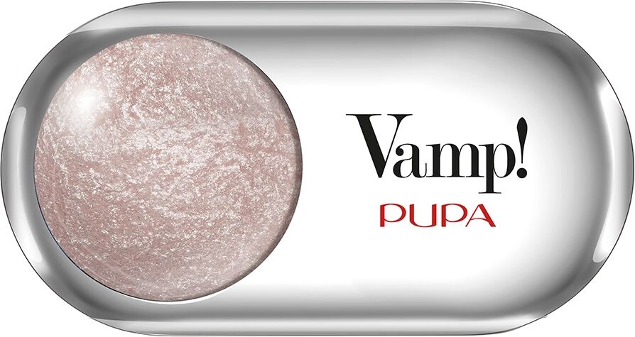 PUPA Vamp! Ombretto Wet&Dry 208 Ballerina Pink Ombretto Altamente Pigmentato con Applicatore 1 gr