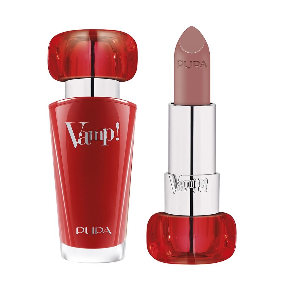 PUPA Vamp! Rossetto 102 Rose Nude Rossetto Morbido Avvolgente Volumizzante 3,5 gr