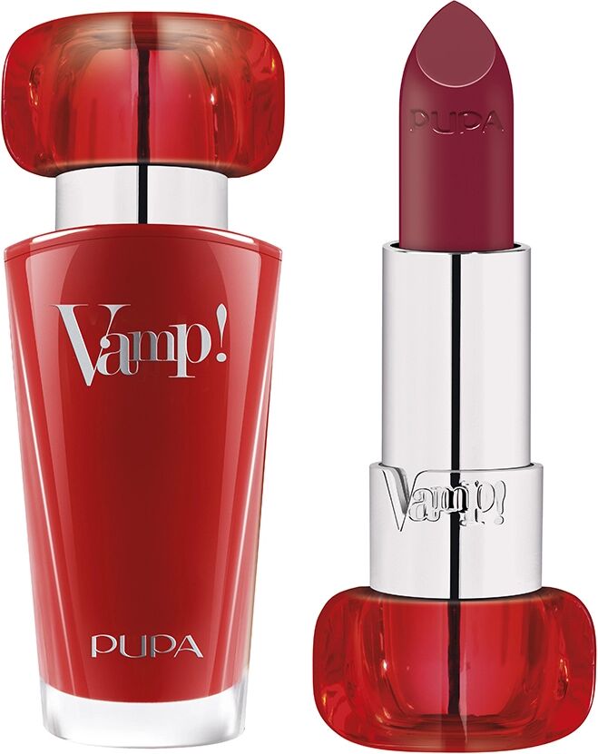 PUPA Vamp! Rossetto 301 Intense Red Rossetto Morbido Avvolgente Volumizzante 3,5 gr