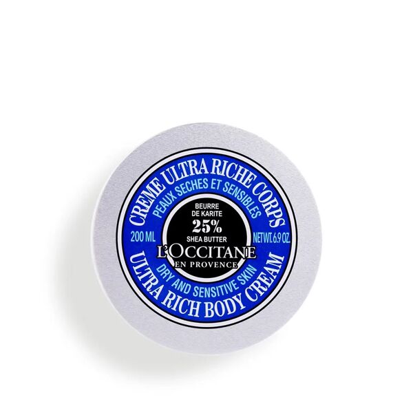 l'occitane en provence creme ultra riche corps karité crema profumata 200 ml