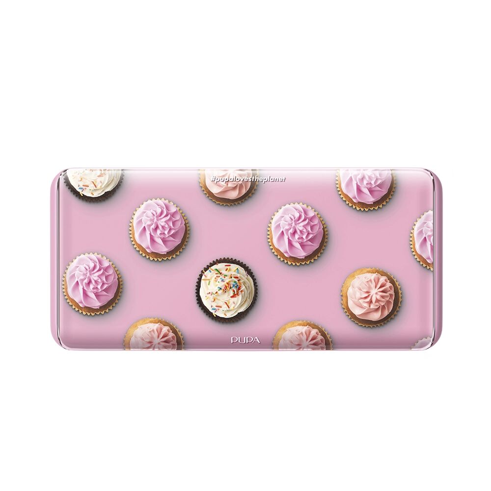 PUPA Fruit&Sweet Palette L 007 Pink Cupcake Design super slim 20 gr