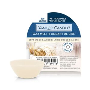 YANKEE CANDLE Soft Wool & Amber Cera da Fondere 22 gr