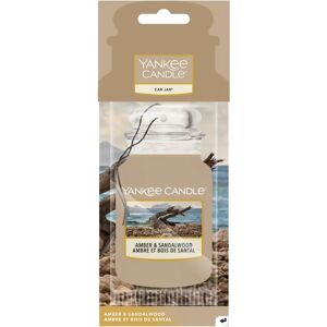 YANKEE CANDLE Amber & Sandalwood Paper Profumatore per Auto 1 pz