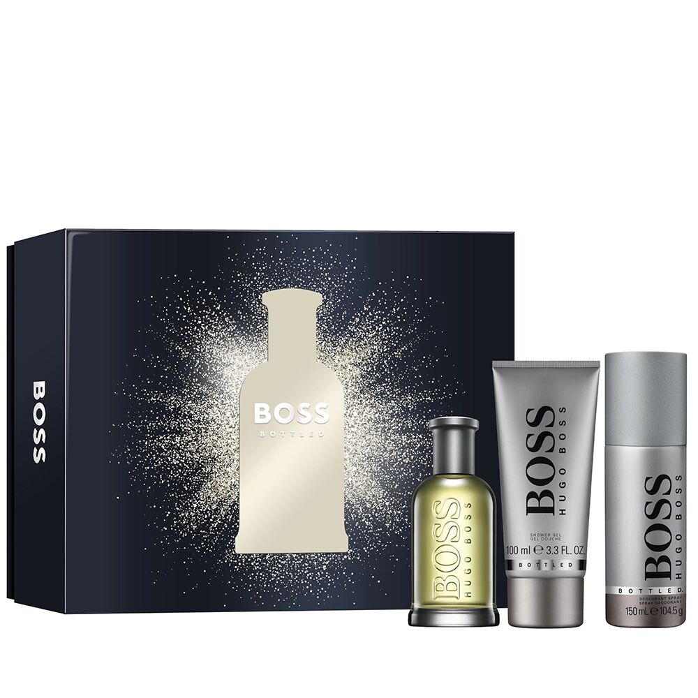 Boss Bottled Eau de Toilette 100 ml+Shower Gel 100 ml+Deodorante 150 ml