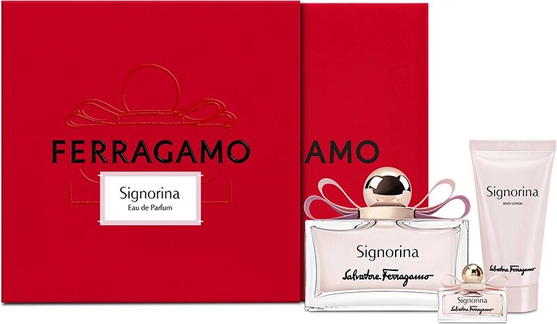 SALVATORE FERRAGAMO Signorina Eau de Parfum 100 ml + Body Lotion 50 ml + Miniatura 5 ml