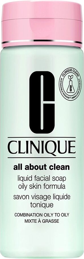 CLINIQUE Liquid Facial Soap Oily Skin Formula 1 Pelle Oleosa Detergente 200 ml