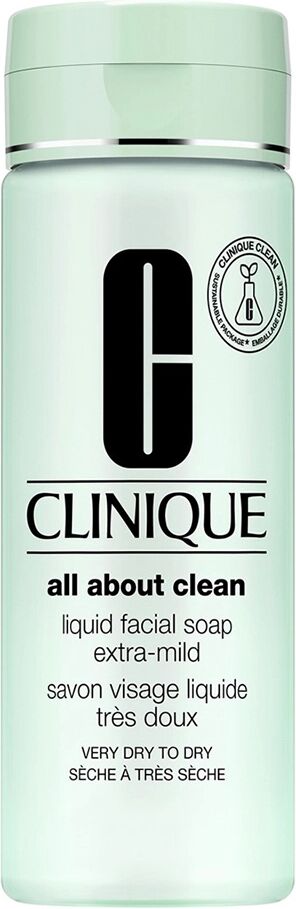 CLINIQUE Liquid Facial Soap Extra-Mild Step 1 Pelli Secche Detergente 200 ml